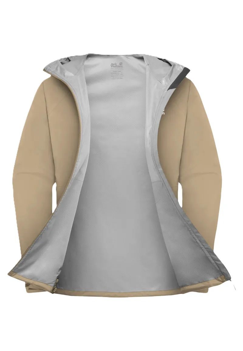 Jack Wolfskin Men's Prelight 2.5L Lt Waterproof Jacket - Hazelwood-2