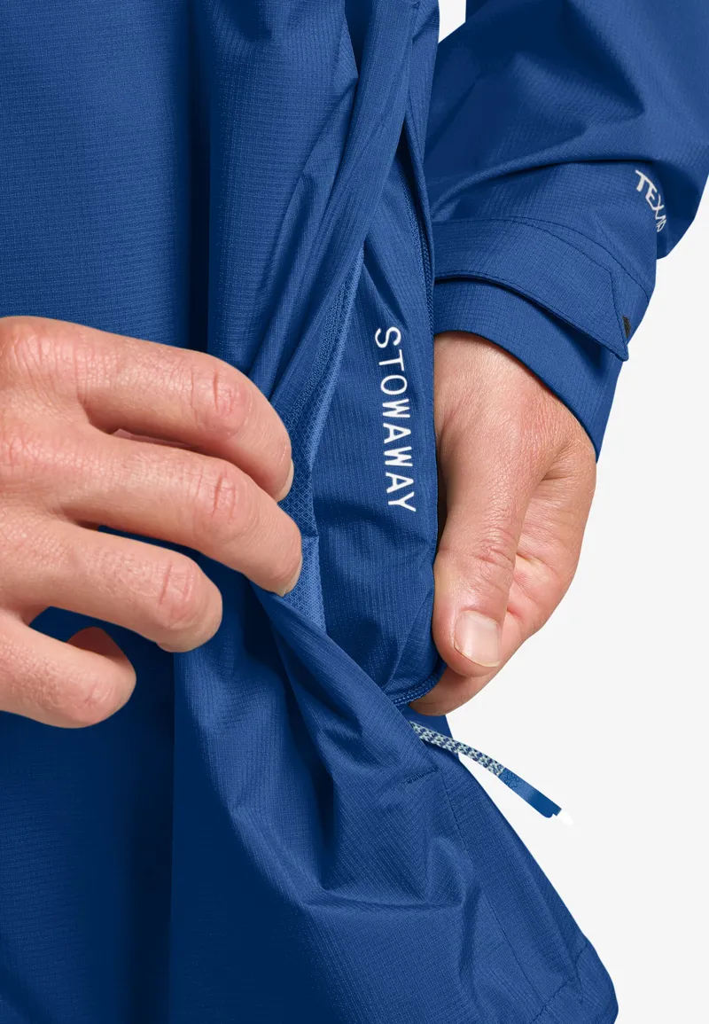 Jack Wolfskin Men's Prelight 2.5L Lt Waterproof Jacket - Blue Orchid-6