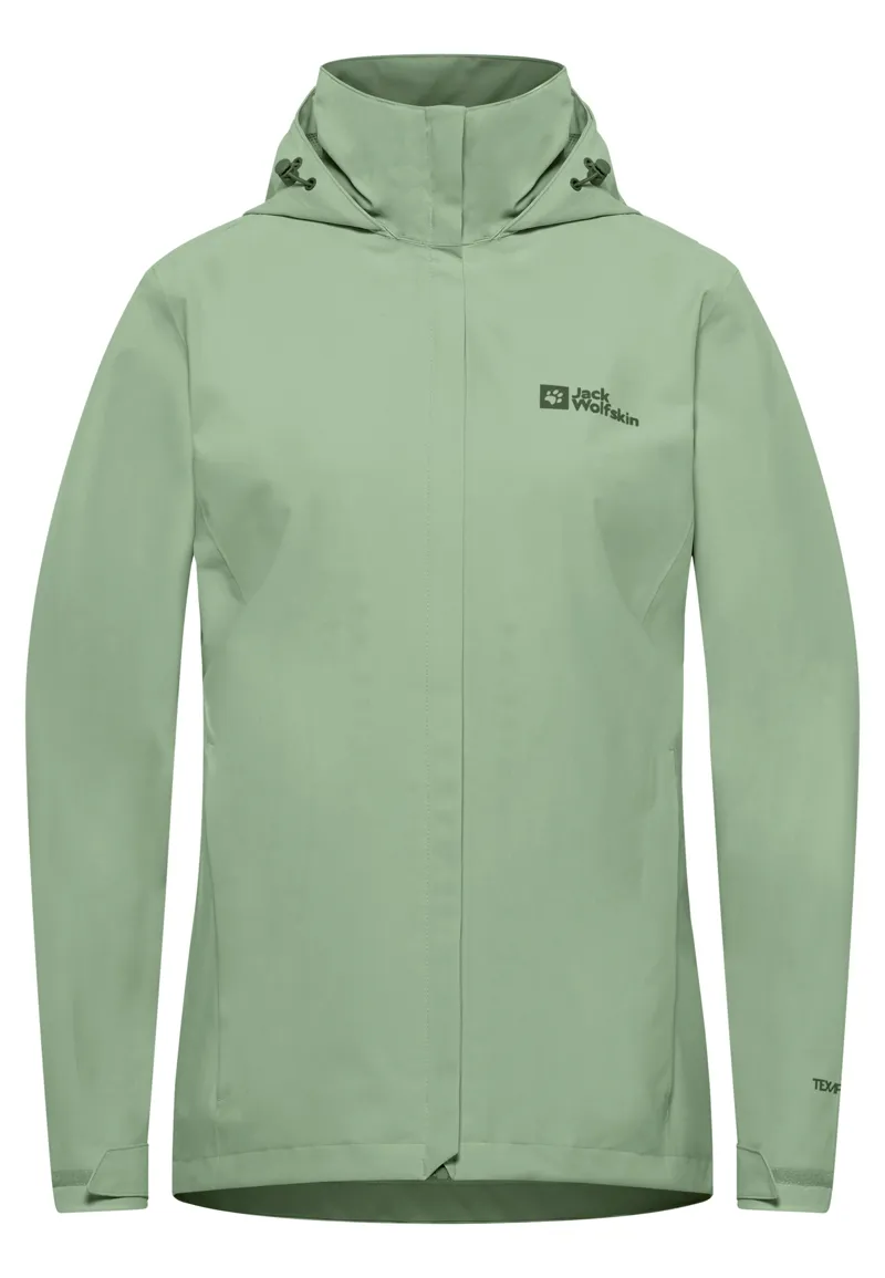 Jack Wolfskin Women's Trailtime 2L Waterproof Jacket - Mint Leaf