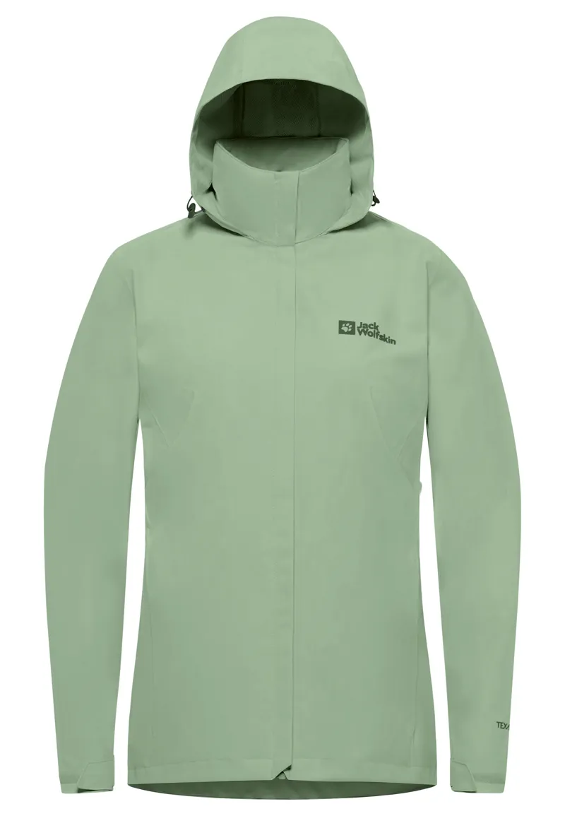 Jack Wolfskin Women's Trailtime 2L Waterproof Jacket - Mint Leaf-1