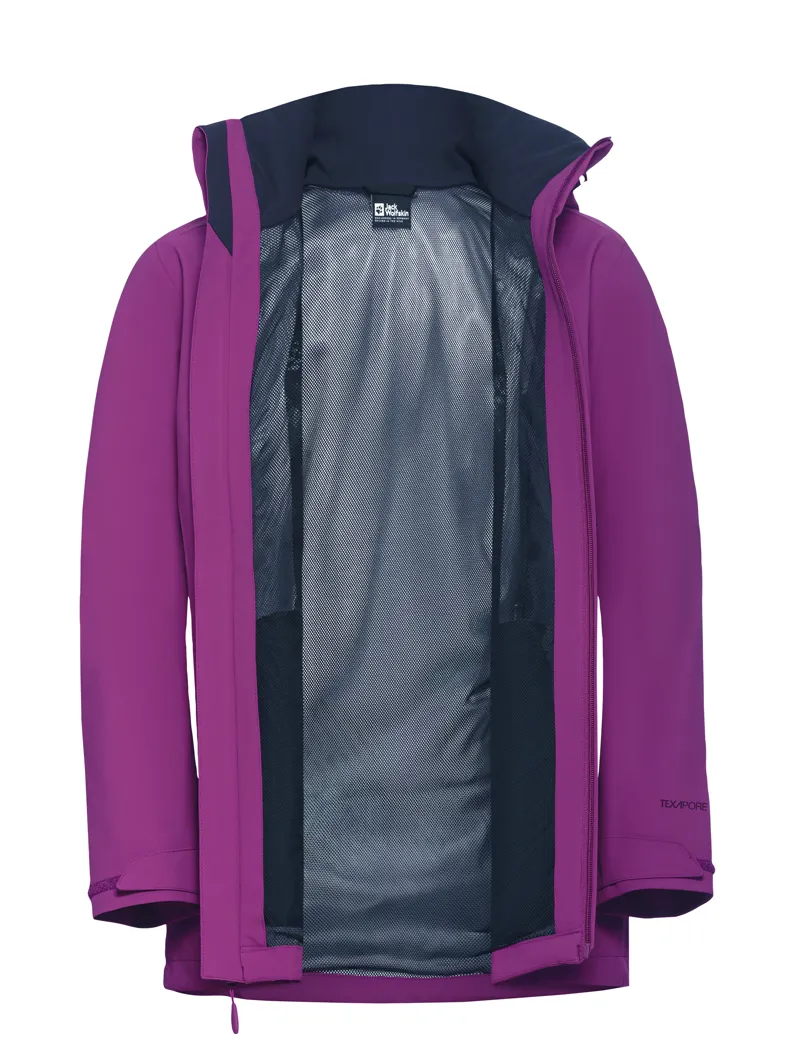 Jack Wolfskin Women's Trailtime 2L Waterproof Jacket - Raisin-1