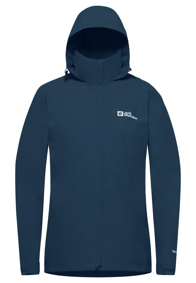 Jack Wolfskin Women's Trailtime 2L Waterproof Jacket - Midnight Sky-1