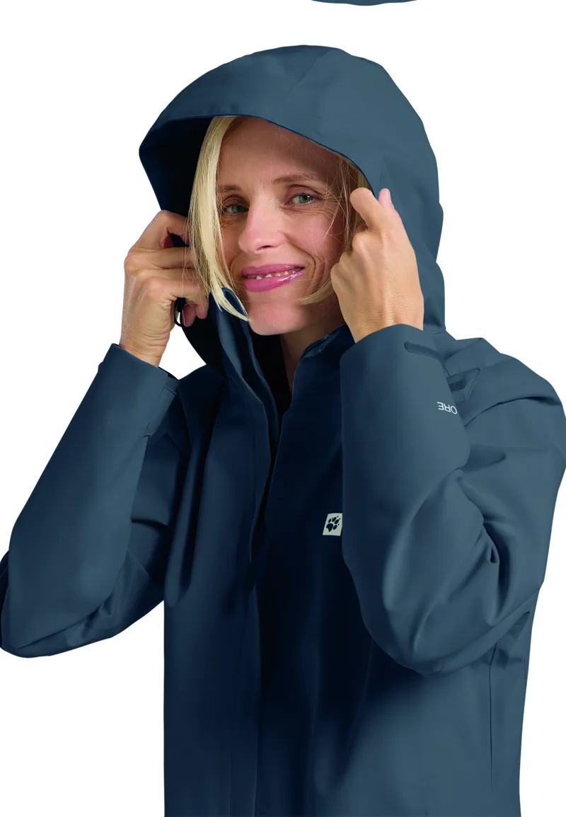 Jack Wolfskin Women's Trailtime 2L Waterproof Jacket - Midnight Sky-6