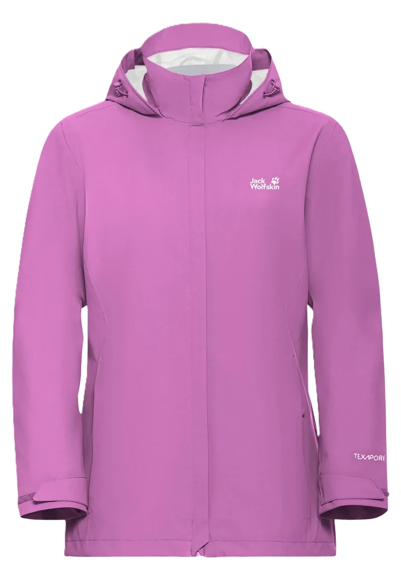 Jack Wolfskin Women's Trailtime 2L Waterproof Jacket - Foxglove