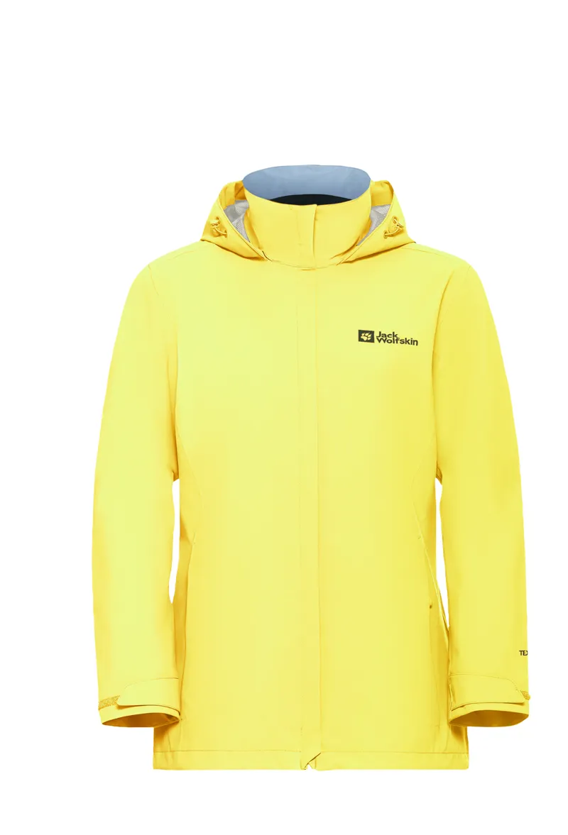 Jack Wolfskin Women's Trailtime 2L Waterproof Jacket - Lemon Ice