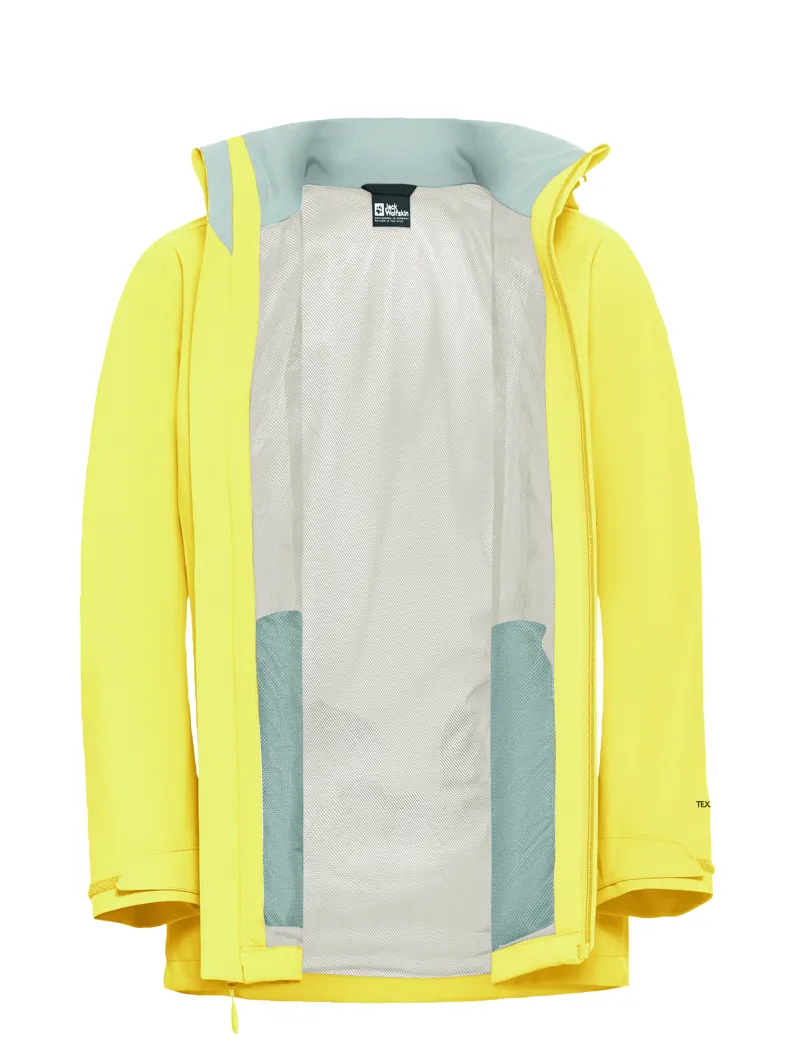Jack Wolfskin Women's Trailtime 2L Waterproof Jacket - Lemon Ice-1