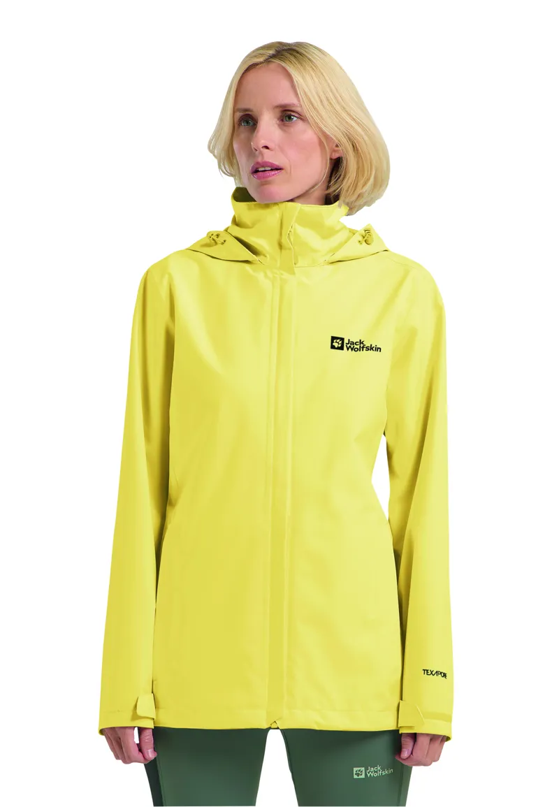 Jack Wolfskin Women's Trailtime 2L Waterproof Jacket - Lemon Ice-3