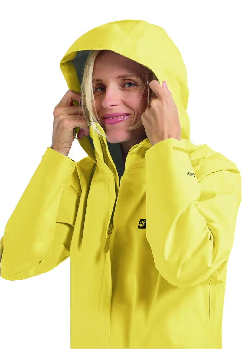 Jack Wolfskin Women's Trailtime 2L Waterproof Jacket - Lemon Ice-5