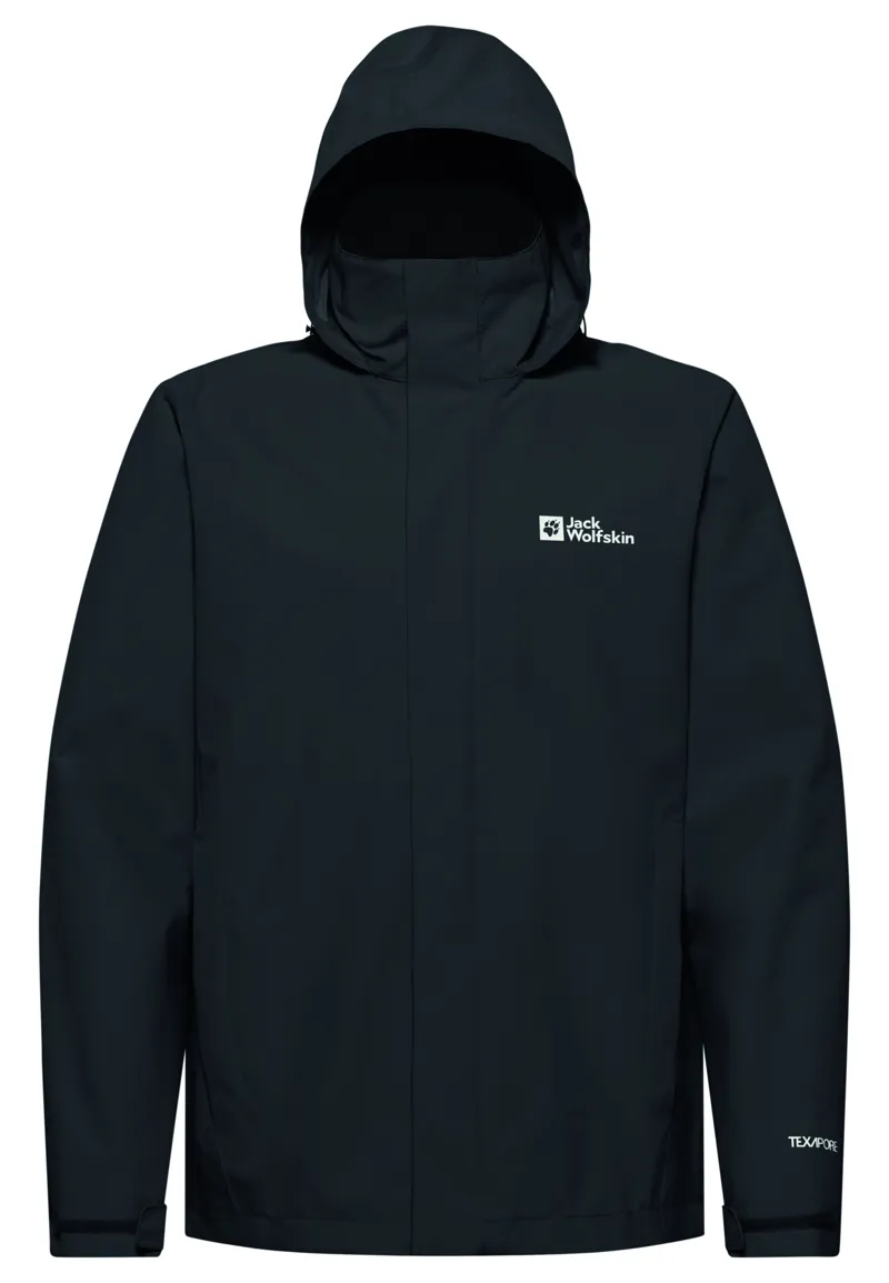 Jack Wolfskin Men's Trailtime 2L Waterproof Jacket - Black-1