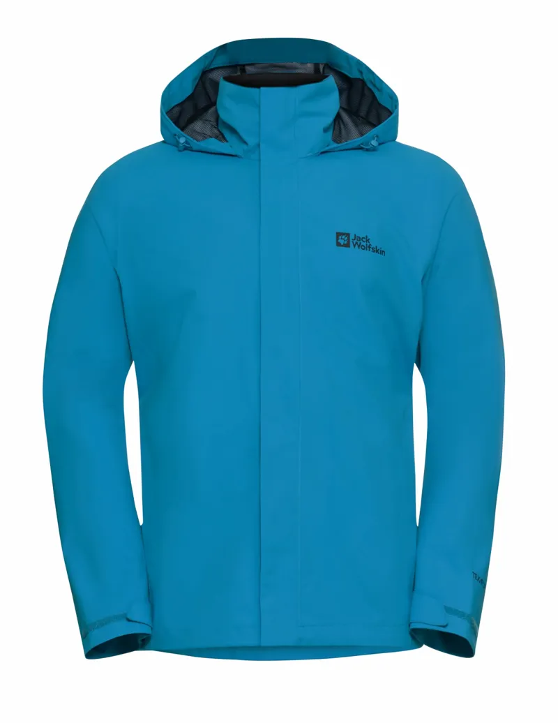 Jack Wolfskin Men's Trailtime 2L Waterproof Jacket - Aurora Blue