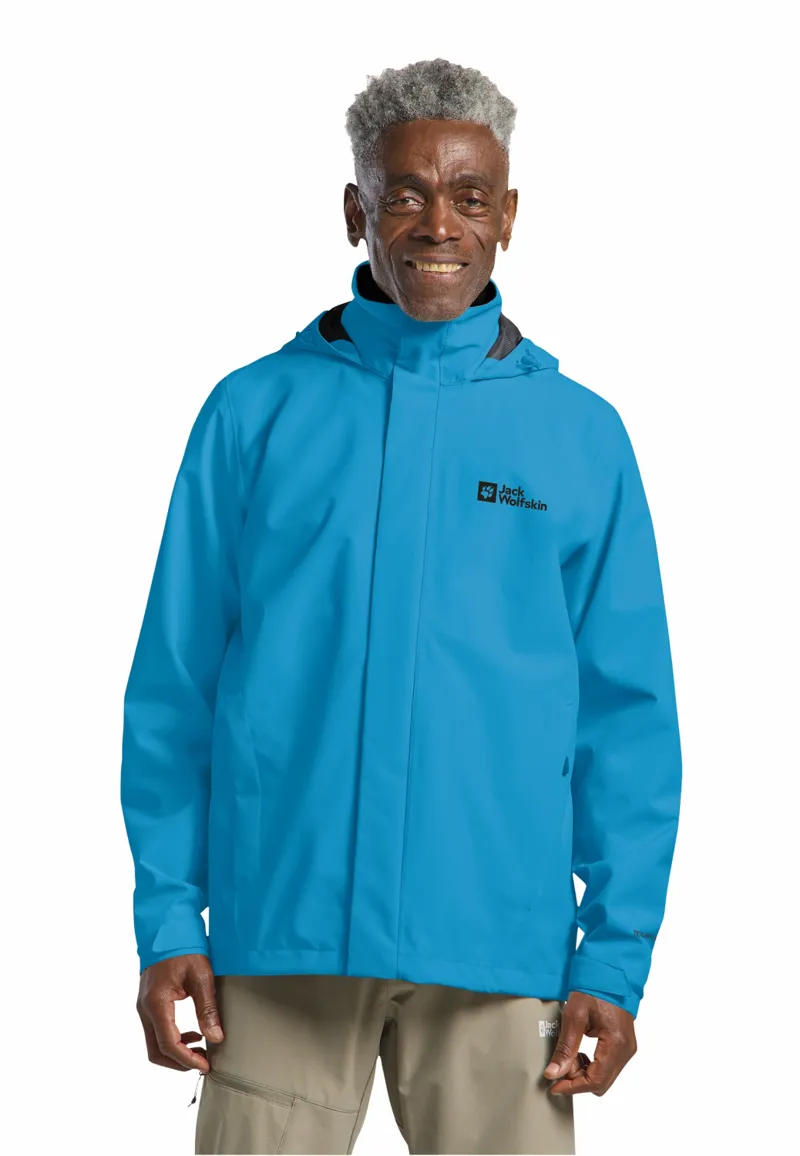 Jack Wolfskin Men's Trailtime 2L Waterproof Jacket - Aurora Blue-3