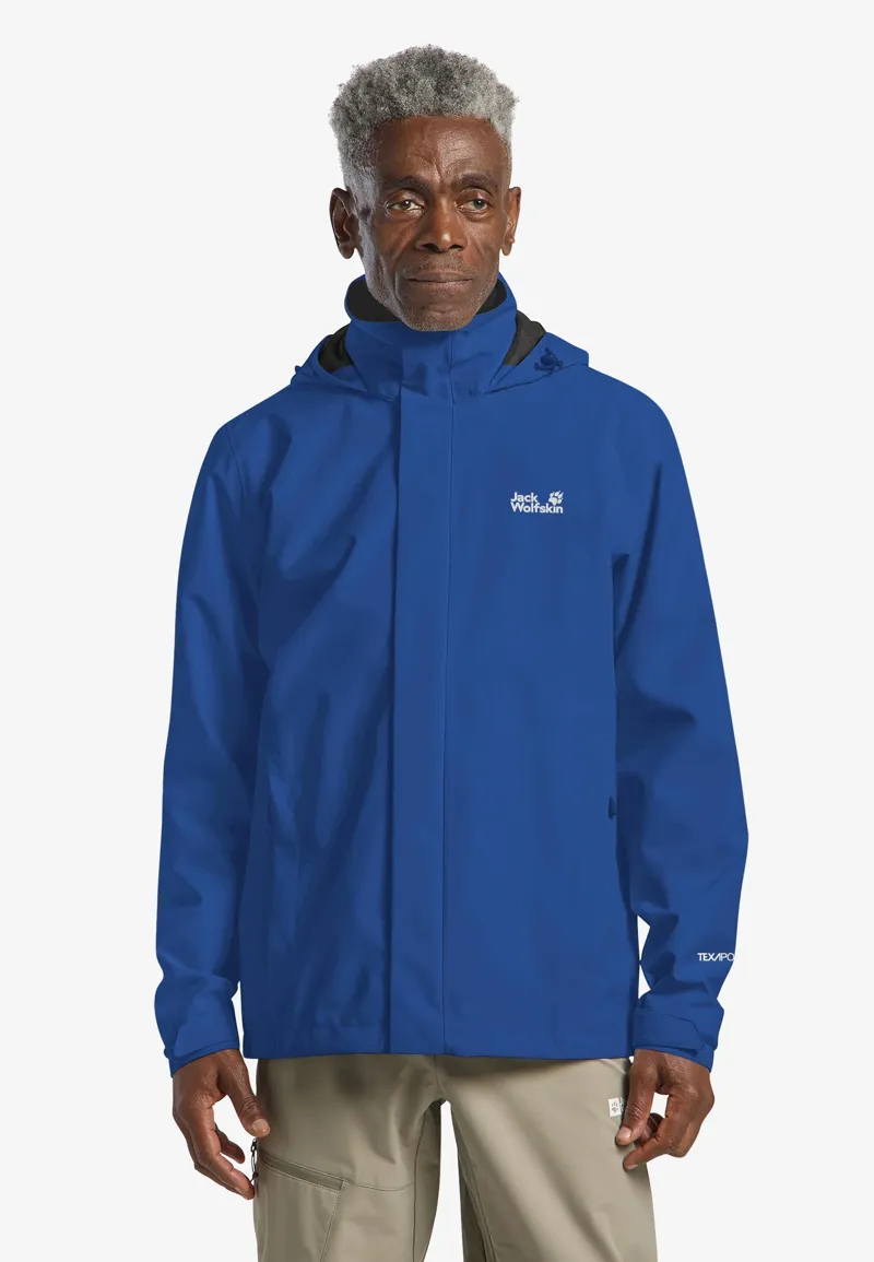 Jack Wolfskin Men's Trailtime 2L Waterproof Jacket - Blue Orchid-3