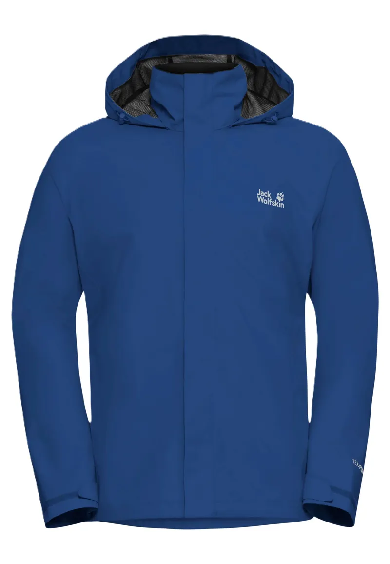 Jack Wolfskin Men's Trailtime 2L Waterproof Jacket - Blue Orchid