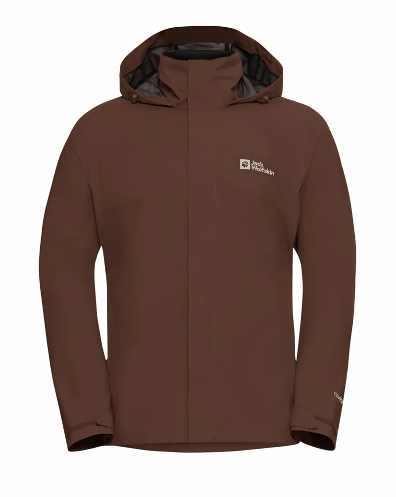 Jack Wolfskin Men's Trailtime 2L Waterproof Jacket - Hot Chocolate