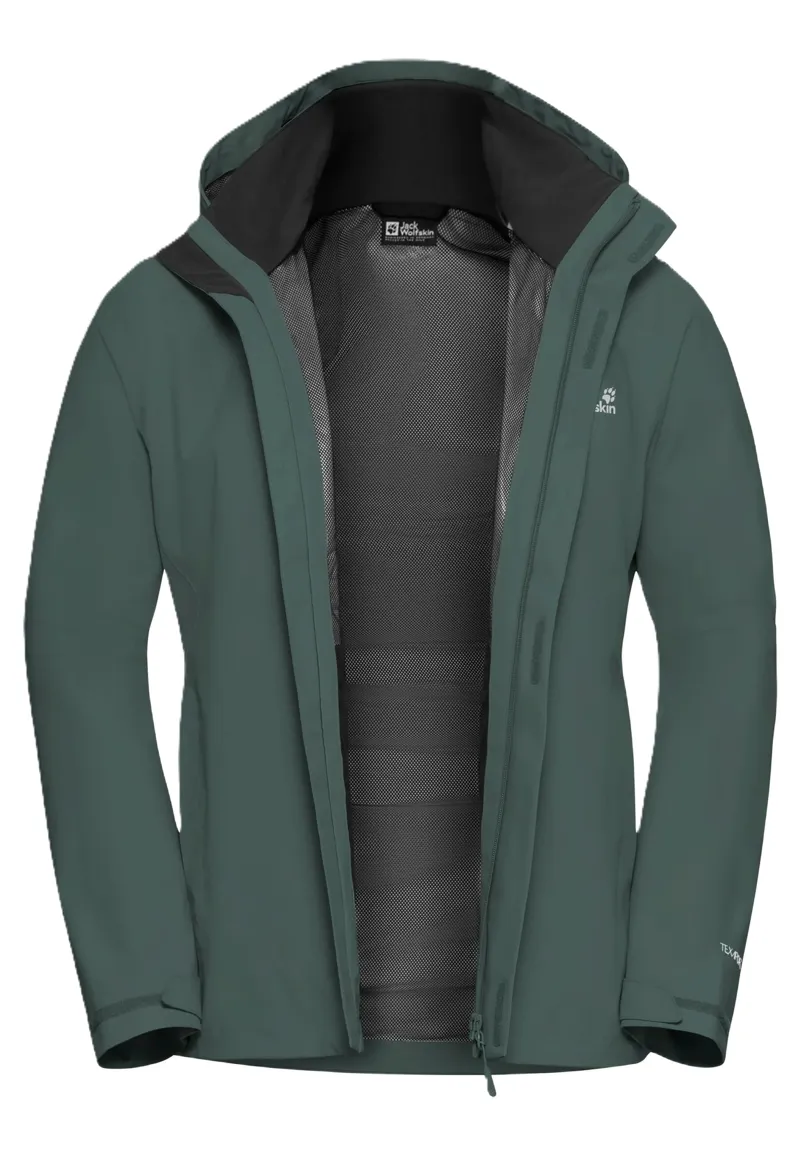 Jack Wolfskin Men's Trailtime 2L Waterproof Jacket - Sago Palm-1