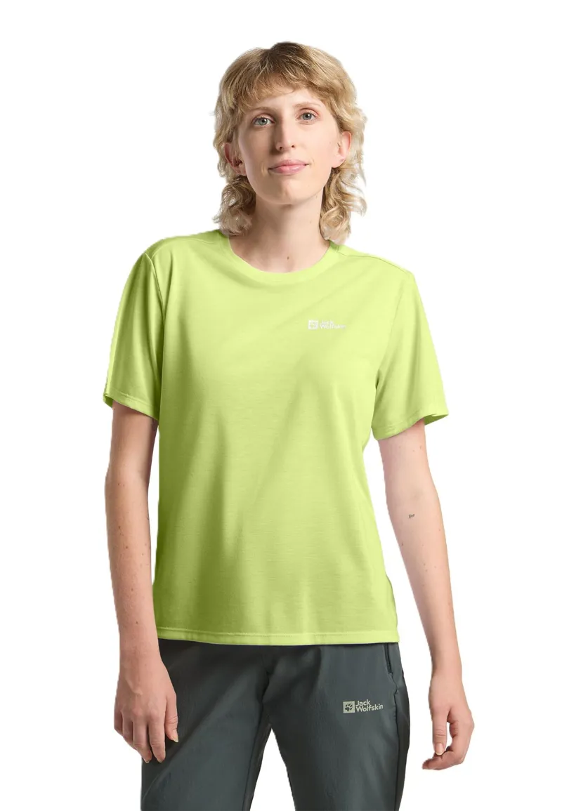 Jack Wolfskin Women's Vonnan Short Sleeve Tee - Cool Matcha-2