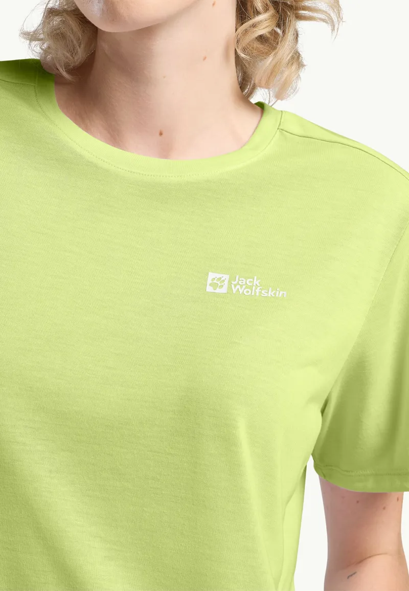 Jack Wolfskin Women's Vonnan Short Sleeve Tee - Cool Matcha-4