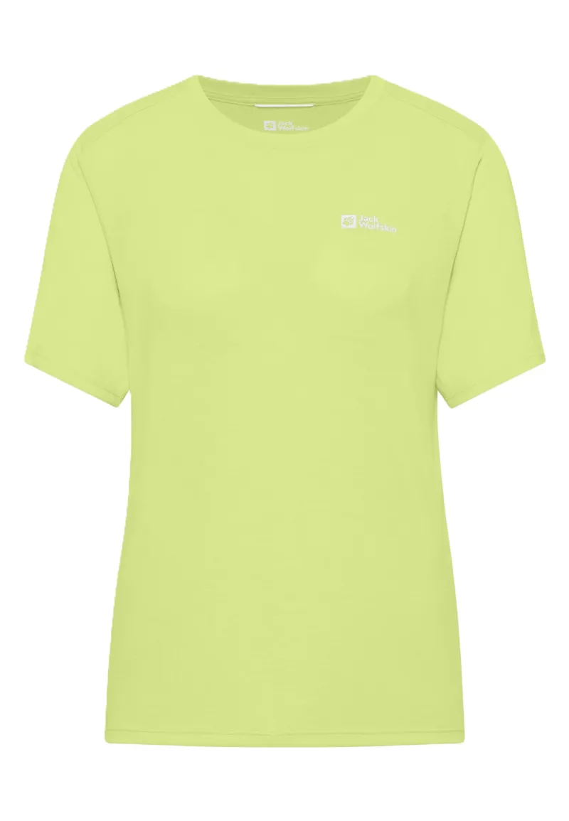 Jack Wolfskin Women's Vonnan Short Sleeve Tee - Cool Matcha