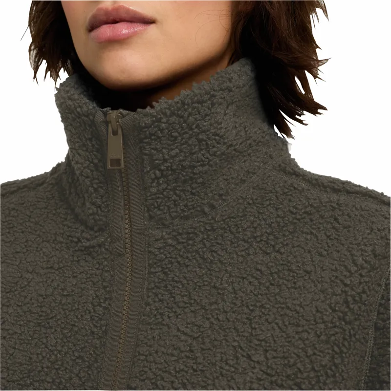 Jack Wolfskin Women's High Curl Sherpa Fleece Jacket - Obsidian Moss-5