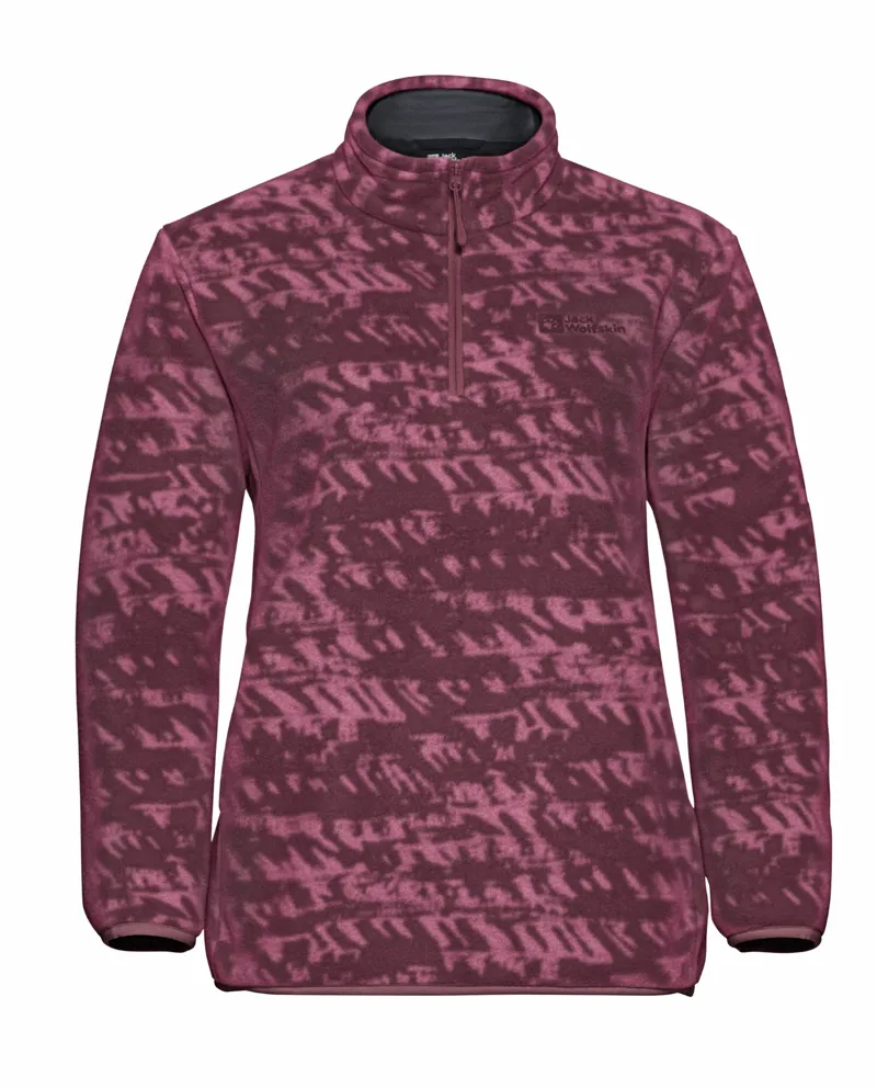 Jack Wolfskin Women's Big Sky Half Zip Fleece - Raisin