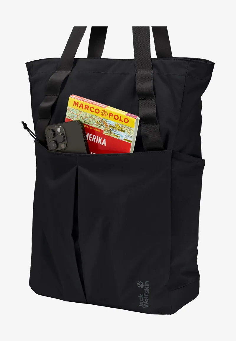 Jack Wolfskin Zoya 2in1 Tote Bag - Black-7