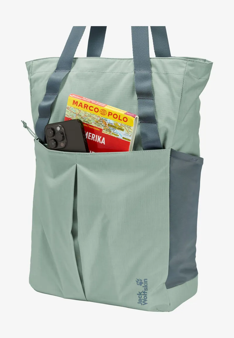 Jack Wolfskin Zoya 2in1 Tote Bag - Green Zinnia-7