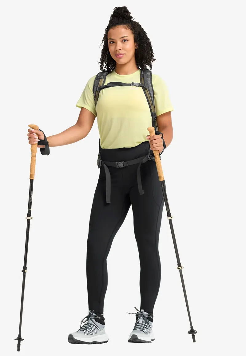 Jack Wolfskin Women's Wildstride Tights - Black-4