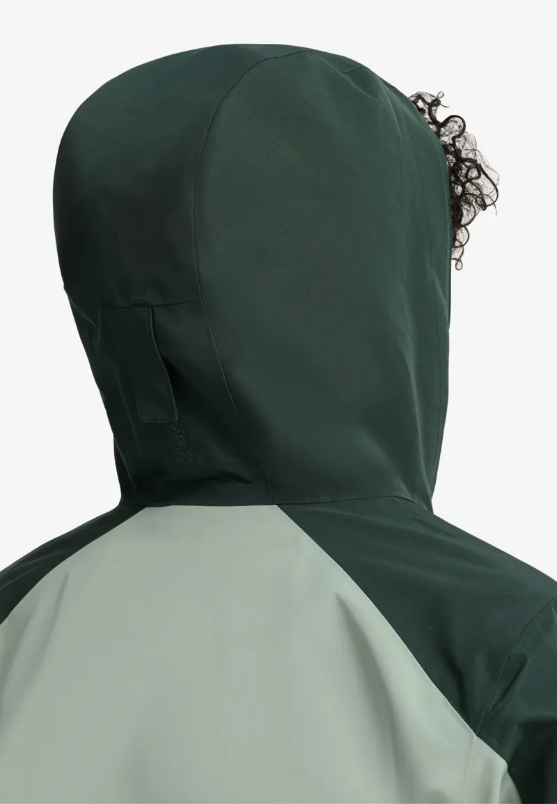 Jack Wolfskin Women's Wildbound 2L Waterproof Jacket -  Green Zinnia-6