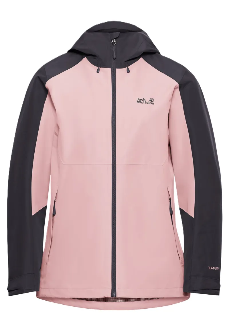 Jack Wolfskin Women's Wildbound 2L Waterproof Jacket - Rose Garden