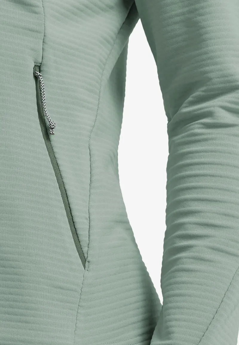 Jack Wolfskin Women's Litestride Full Zip Fleece - Green Zinnia-5