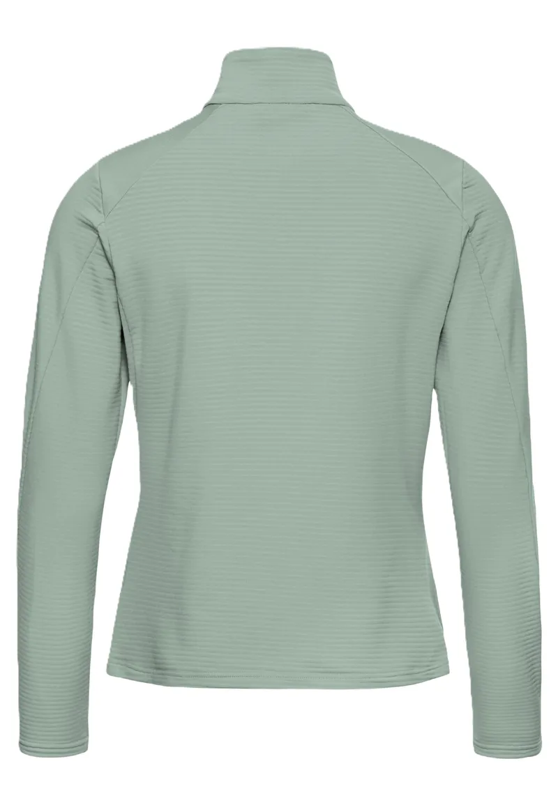 Jack Wolfskin Women's Litestride Full Zip Fleece - Green Zinnia-1