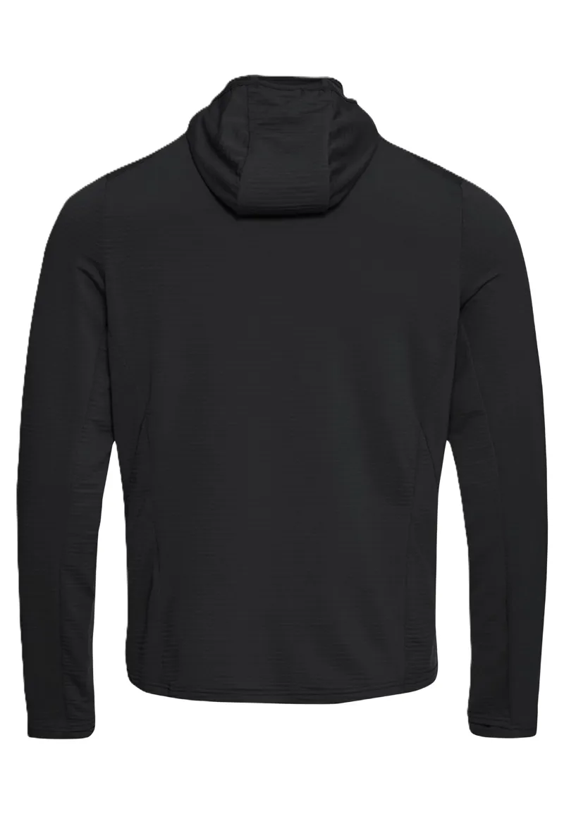 Jack Wolfskin Men's Litestride Hooded Full Zip Fleece - Black-1