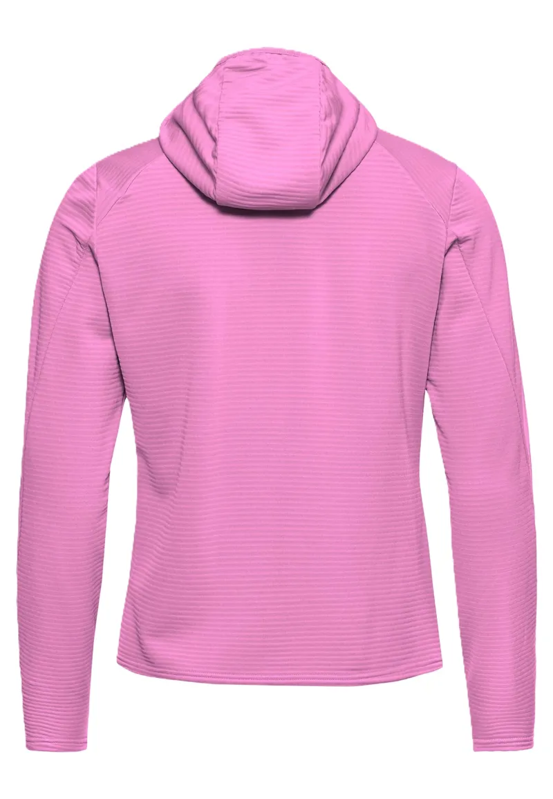 Jack Wolfskin Women's Litestride Hooded Full Zip Fleece - Foxglove-1