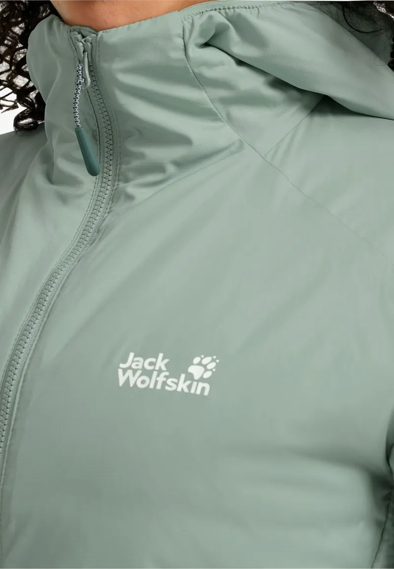 Jack Wolfskin Women's Trail Light Hybrid Jacket - Green Zinnia-4
