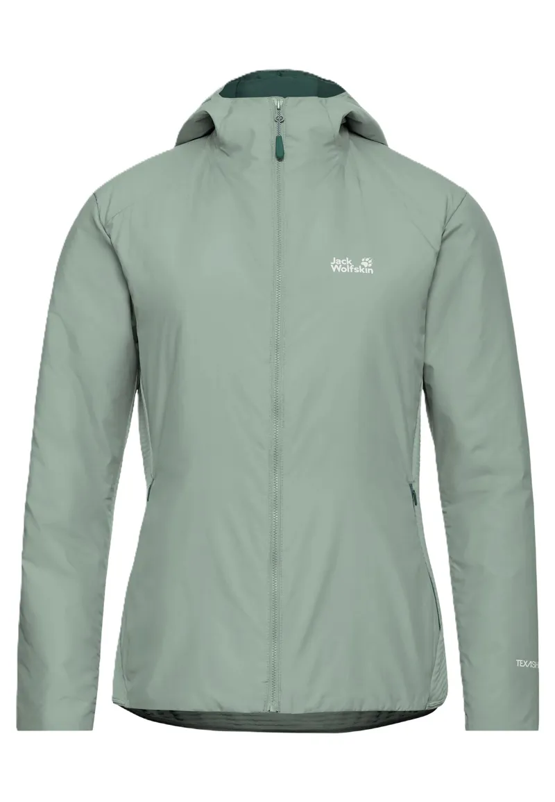 Jack Wolfskin Women's Trail Light Hybrid Jacket - Green Zinnia