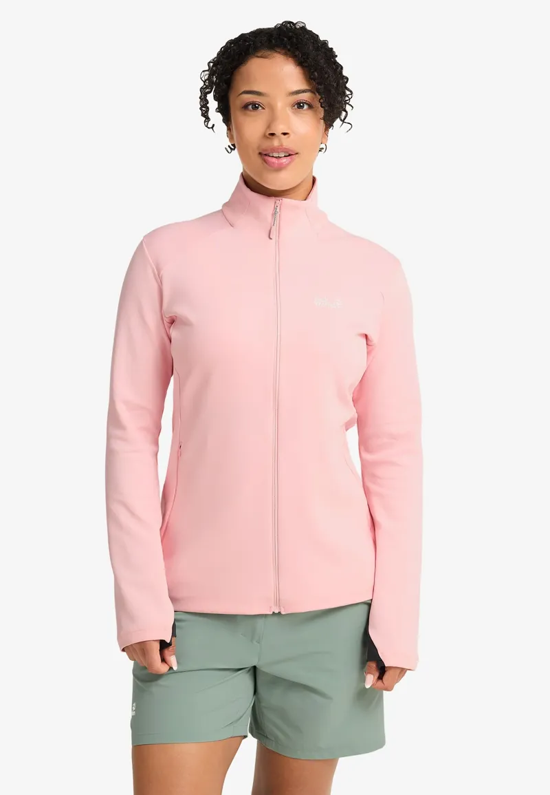 Jack Wolfskin Women's Astrotrail Full Zip - Rose Garden-2