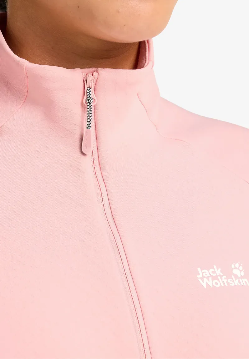 Jack Wolfskin Women's Astrotrail Full Zip - Rose Garden-5