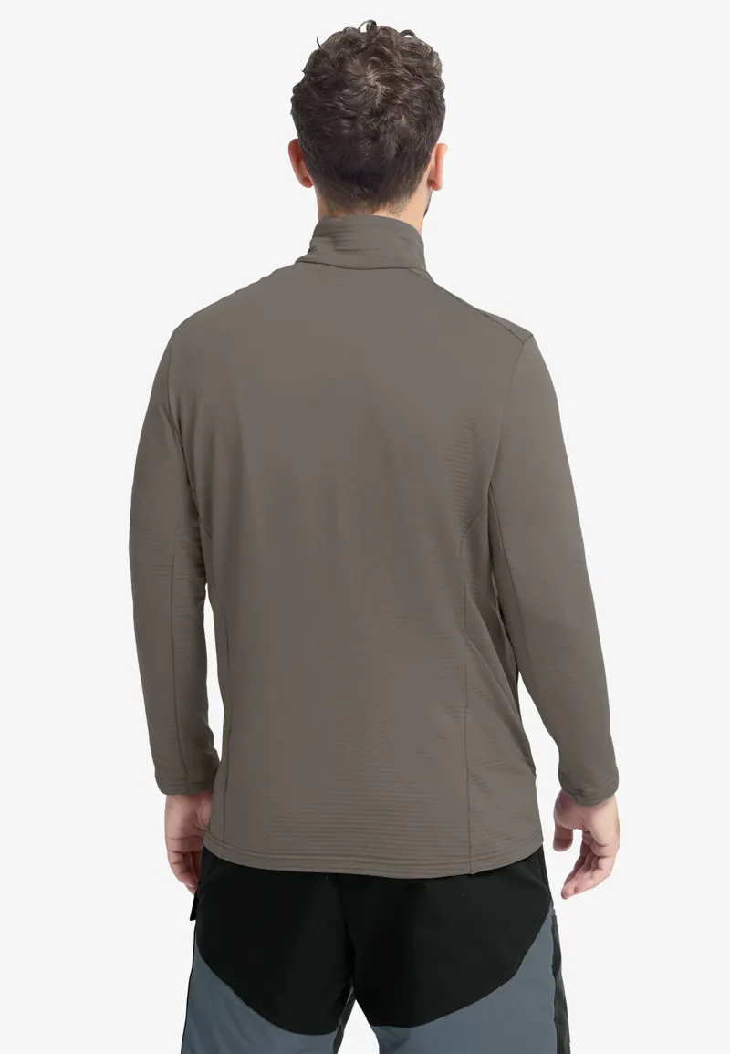 Jack Wolfskin Men's Litestride Full Zip Fleece - Flint-3