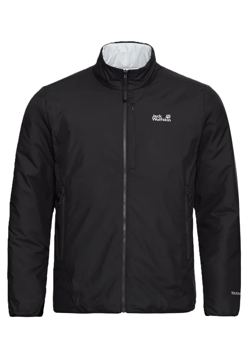 Jack Wolfskin Men's Trail Light Insulated 2in1 Reversible Jacket - Black
