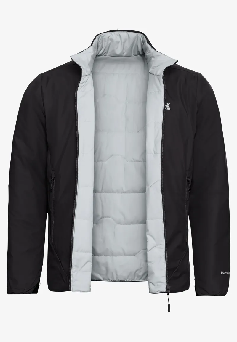 Jack Wolfskin Men's Trail Light Insulated 2in1 Reversible Jacket - Black-1