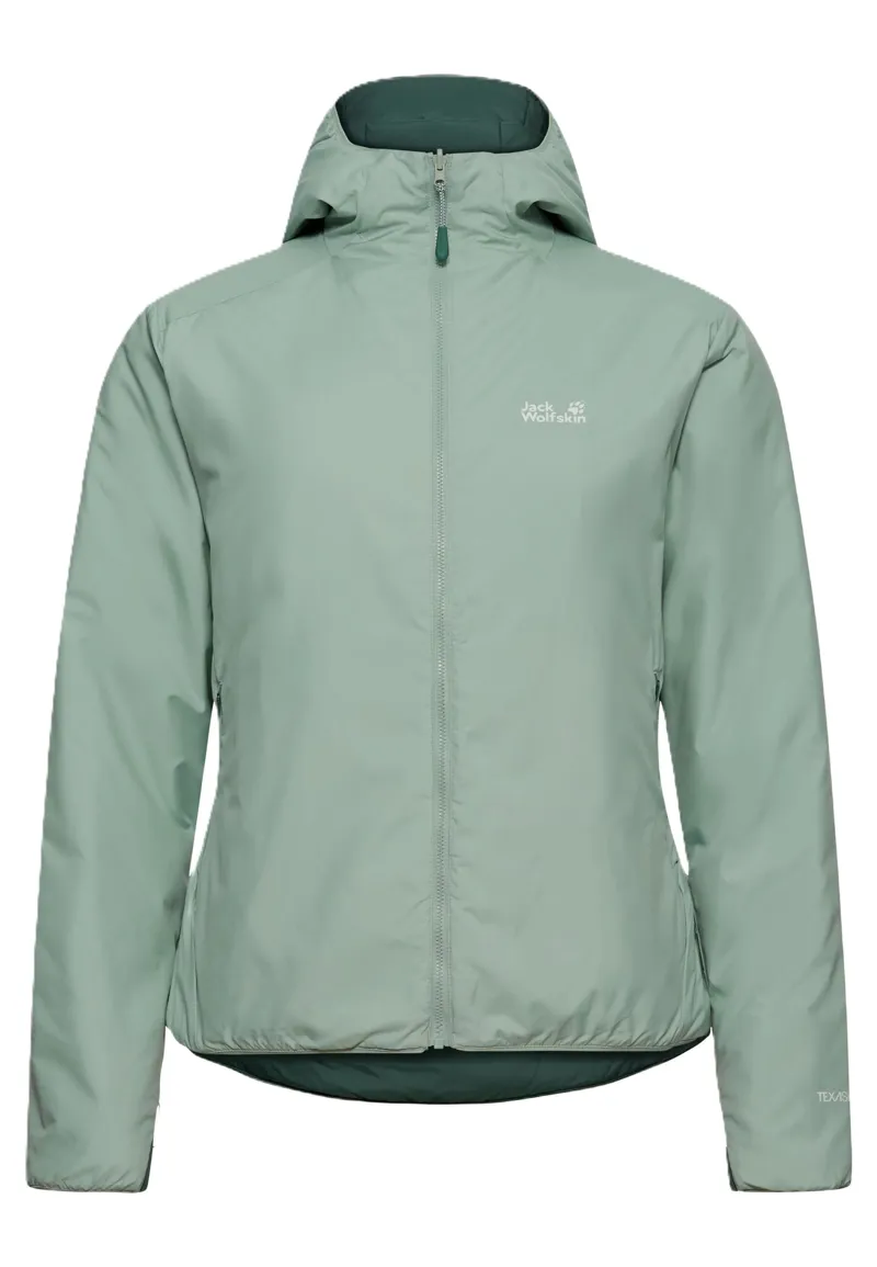 Jack Wolfskin Women's Trail Light Insulated 2in1 Reversible Jacket - Green Zinnia