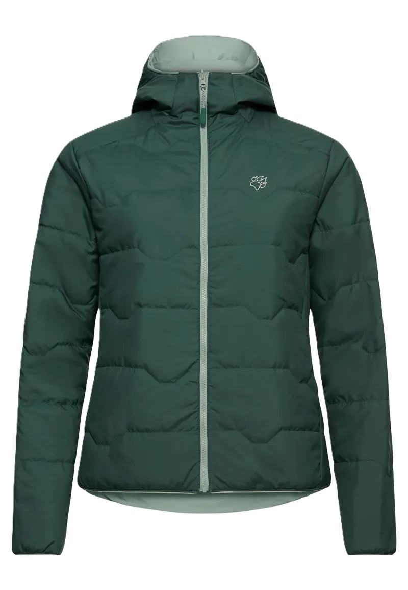 Jack Wolfskin Women's Trail Light Insulated 2in1 Reversible Jacket - Green Zinnia-3