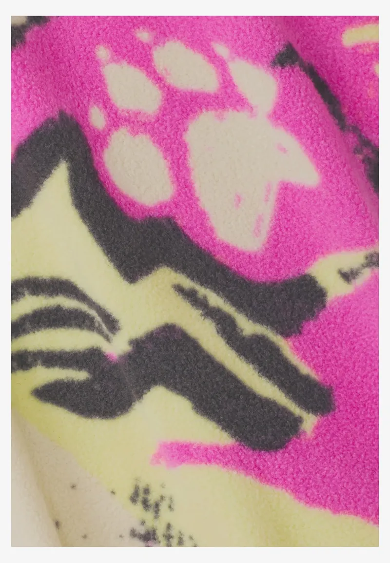 Jack Wolfskin Women's Paw Era 100 Half Zip Fleece Pullover - Foxglove-2