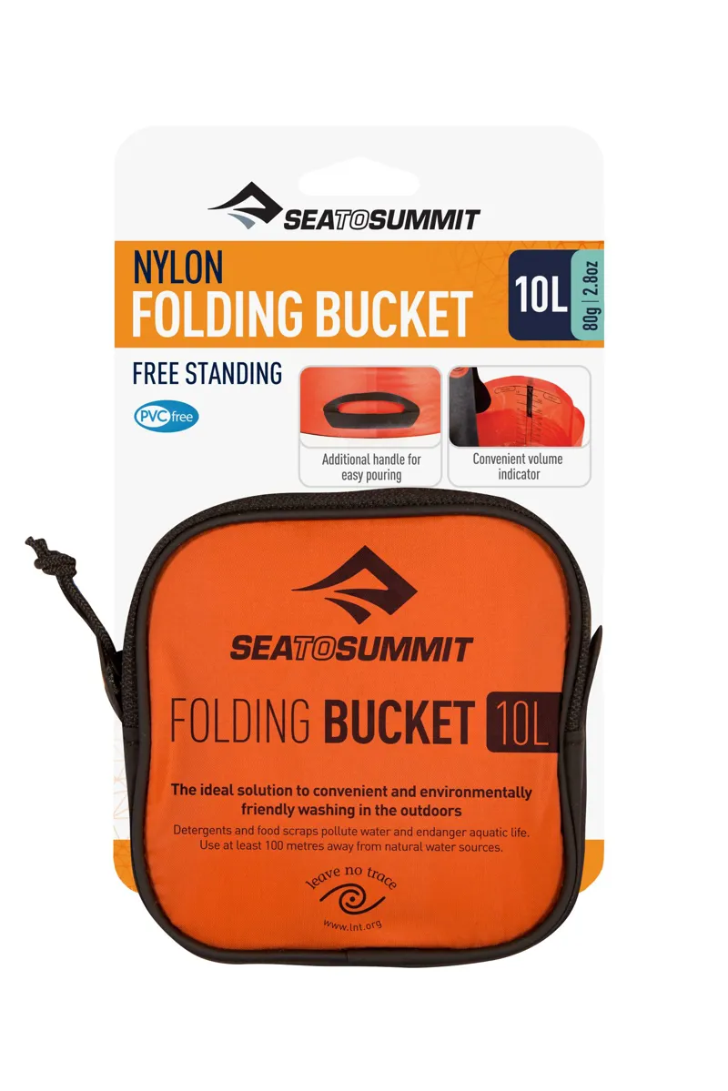Sea To Summit Folding Bucket 10 Litre - Red-1