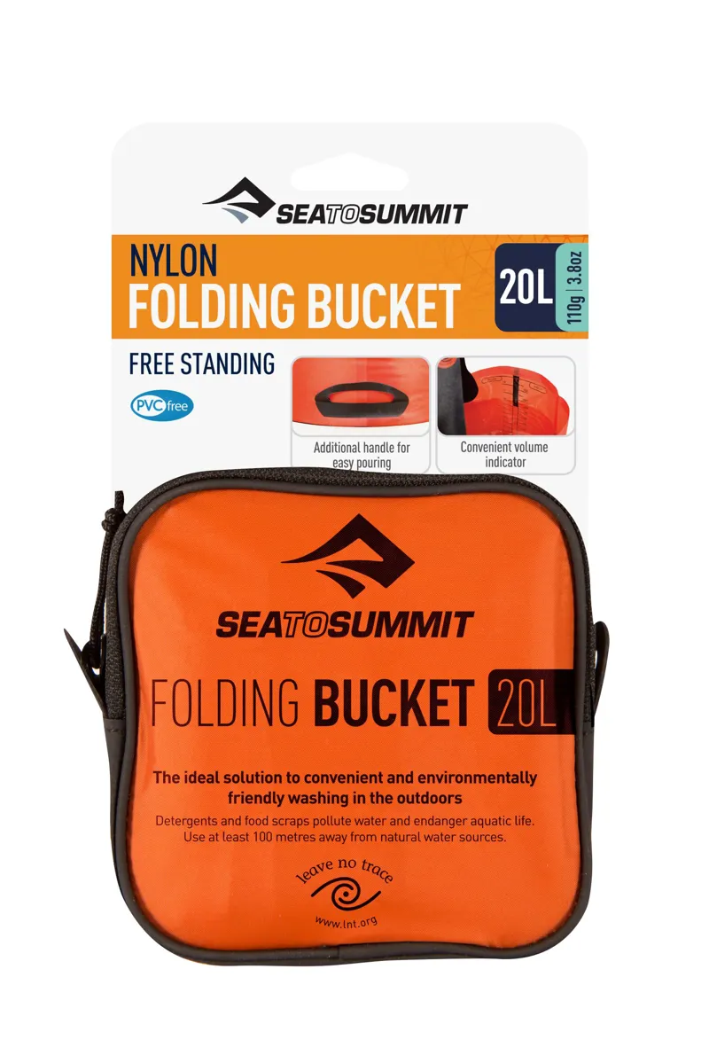 Sea To Summit Folding Bucket 20 Litre - Red-1