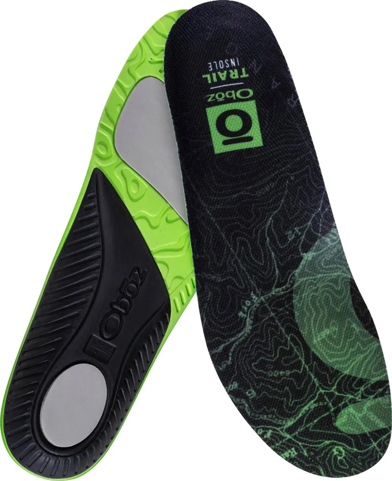Oboz Trail Insole - Black/Green
