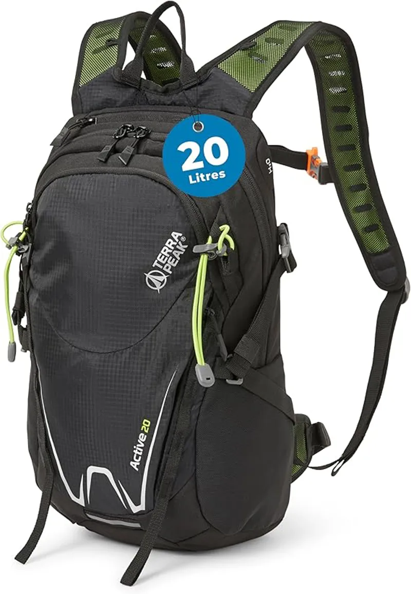 Terra Peak Active 20 Litre Daypack - Black-1