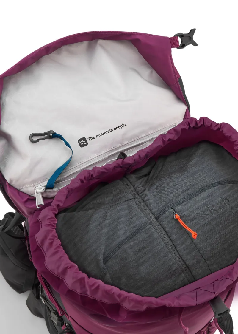 Rab Women's Airox ND 28 Litre Hiking Pack - Mulberry/Black-6