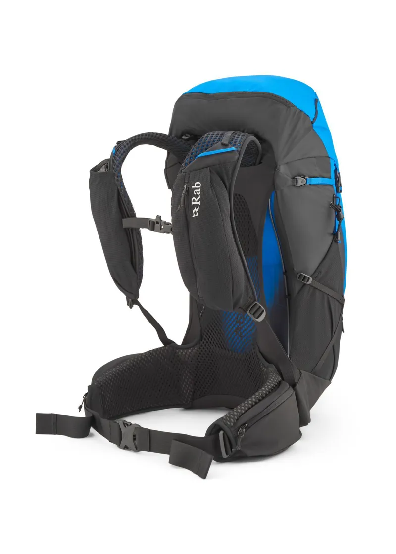 Rab Airox 30 Litre Hiking Pack - Maya Blue/Black-2