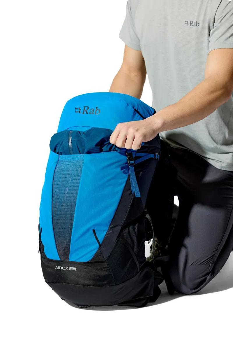 Rab Airox 30 Litre Hiking Pack - Maya Blue/Black-6